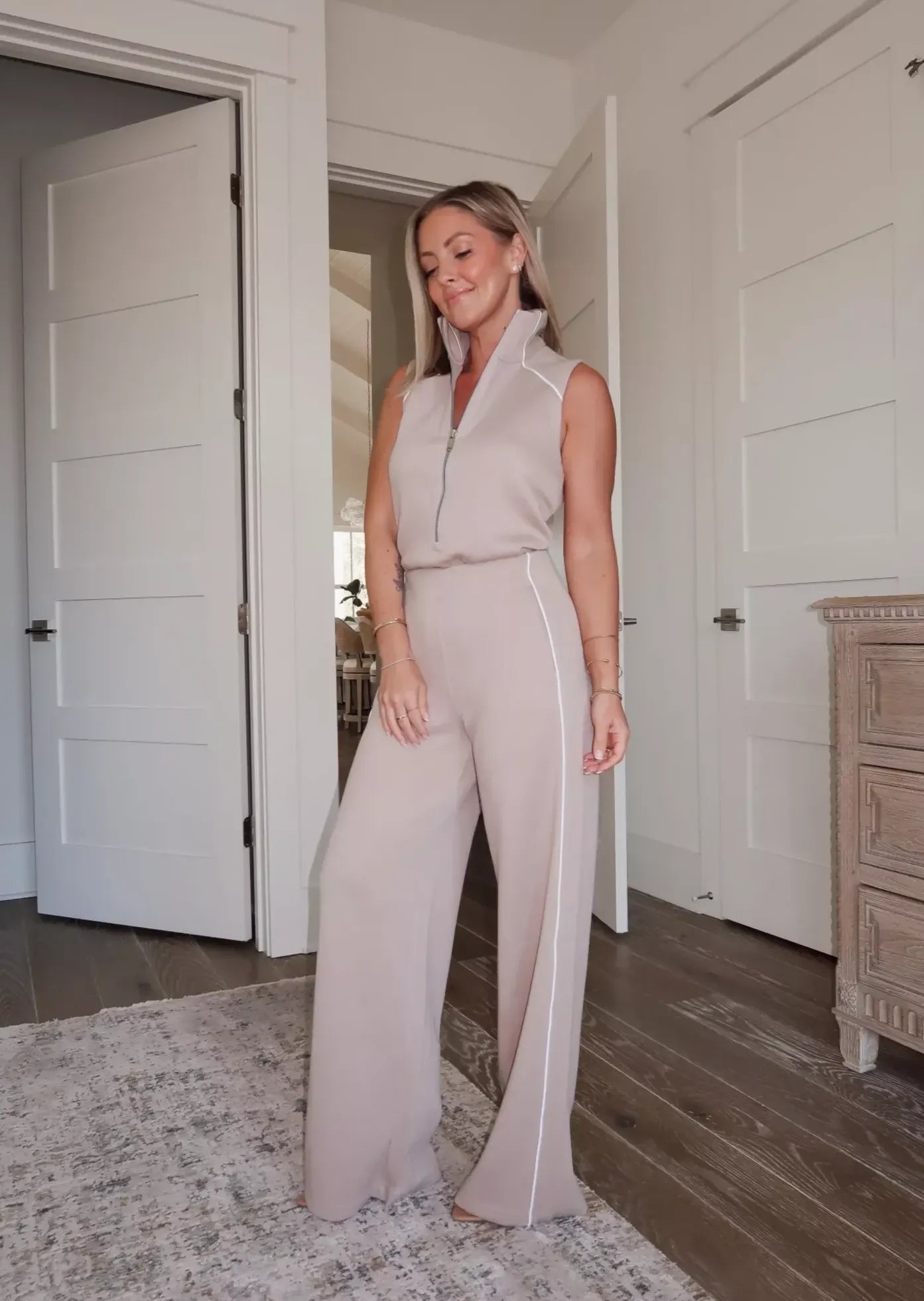 Airy Sleeveless Jumpsuit