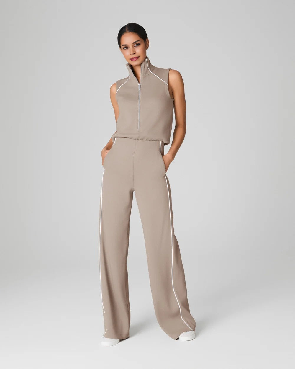 Airy Sleeveless Jumpsuit