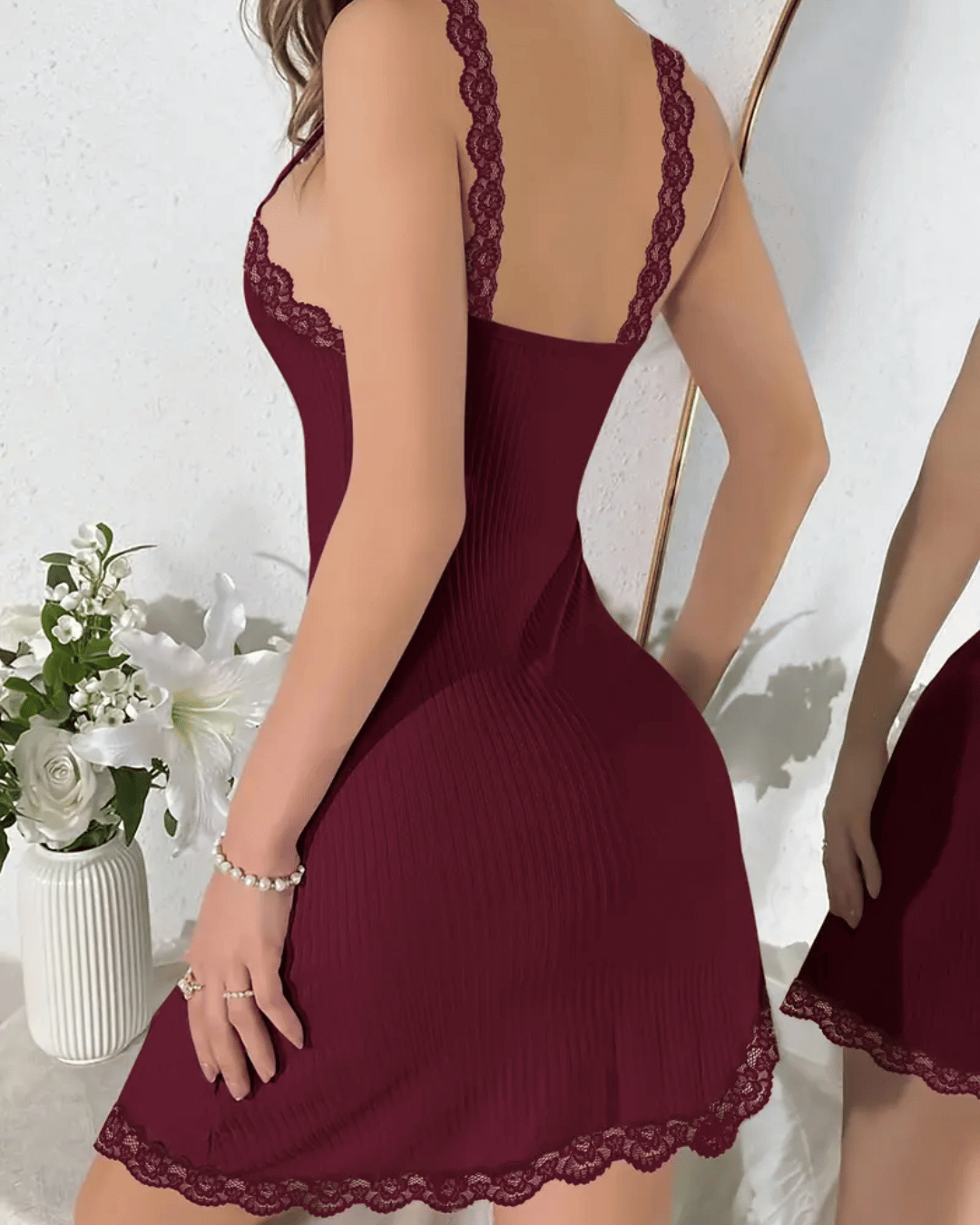 Elegant Lace Slip Dress